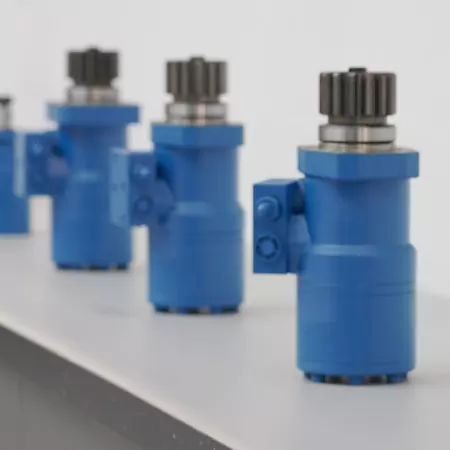 Oscillating Hydraulic Motor with Slide Valve